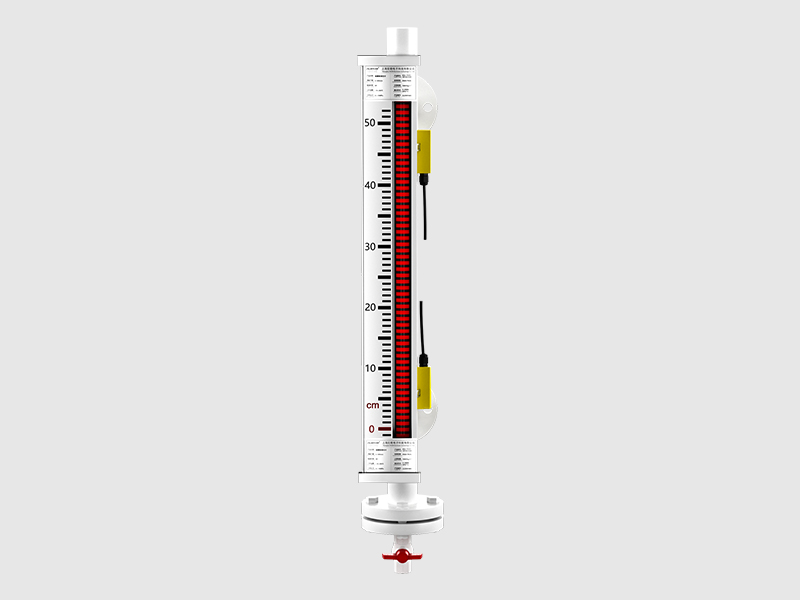 耐腐型塑料磁性液位計(jì)（白色塑料材質(zhì)-帶接線盒